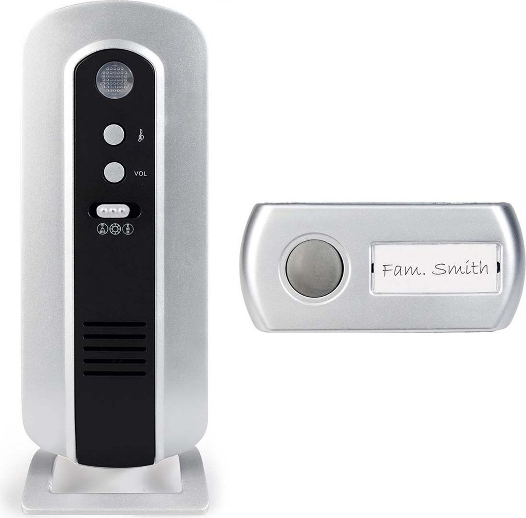 Sonnette Sans Fil Casa Control – 230V, Bouton + Carillon, 16 Mélodies, Portée Généreuse !