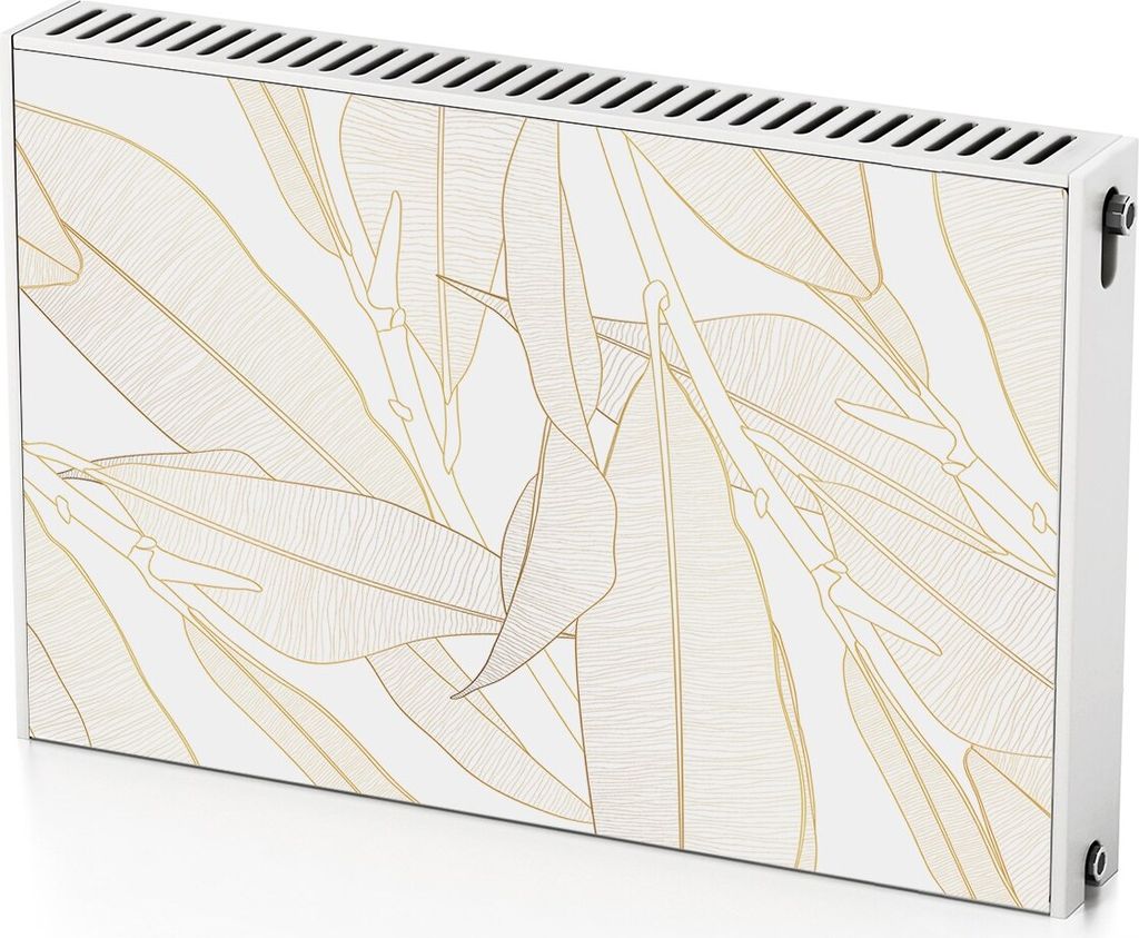 s Blatt – Magnetische Heizkörperabdeckung – 90x60 cm – Magnet Heizkörperabdeckung – 3D Würfel – Heizkörperverkleidung – Magnetische...