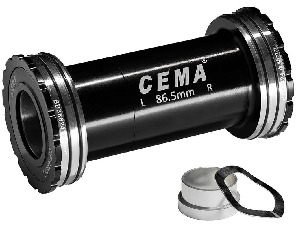 Boîtier de Pédalier BB386 vers Sram GXP Cema avec Roulements Céramique