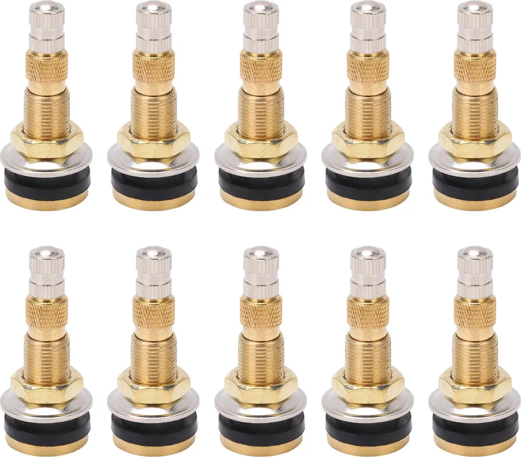 Valve TR618A en Laiton Haute Résistance pour Roue de Tracteur - 10 pcs