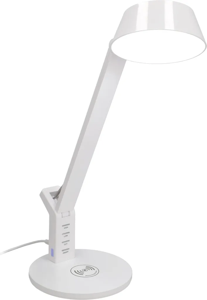 JUMI Lampe de bureau scolaire LED avec bras flexible pour étude intense