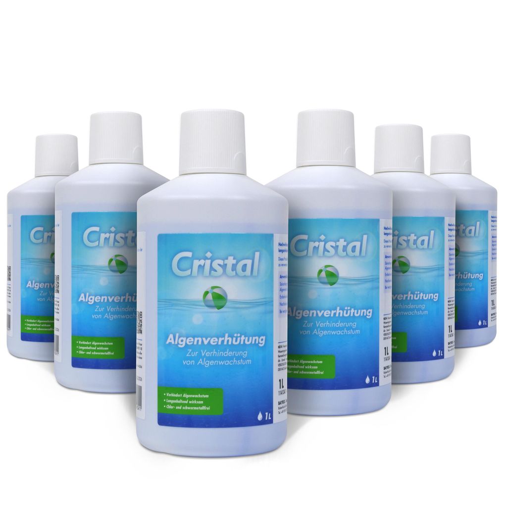 CRISTAL Algenverhütung 6x 1,0 l Produktbild 
