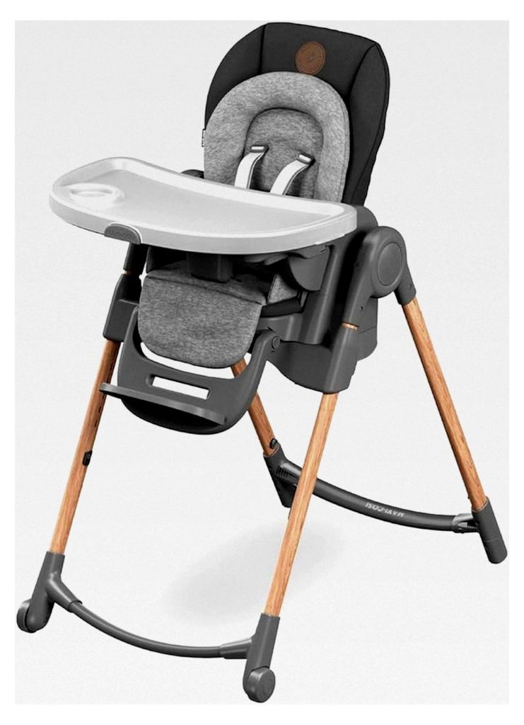 Minla Kinderhochstuhl, mitwachsend von 0 bis 14 Jahren, bis zu 60 kg, Hochstuhl für Babys, 9 Höhenstufen, 5 Neigungspositionen, 4 Tablettposition...