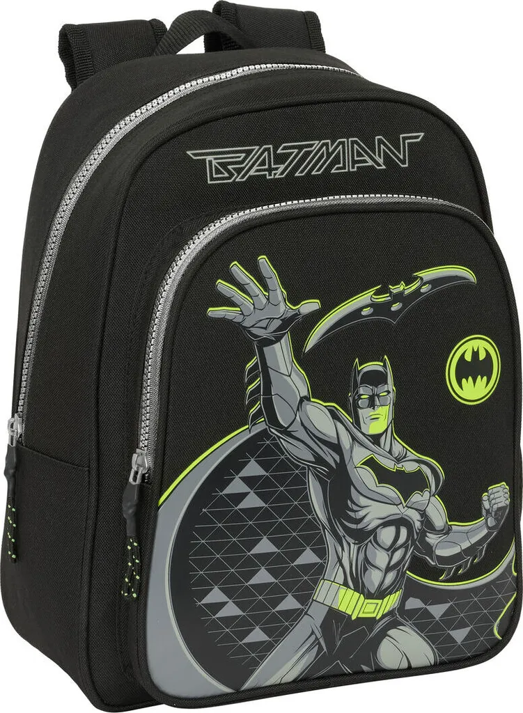 Zaino Ergonomico Batman Game Over - Nero 27 x 33 x 10 cm - Safta