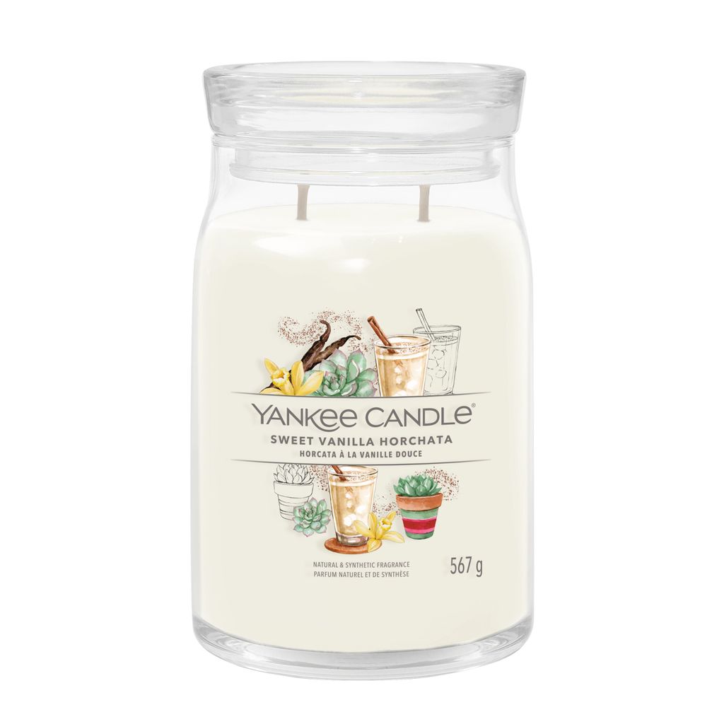 Yankee Candle - Candela Signature Sweet Vanilla Horchata - Immagine del prodotto 