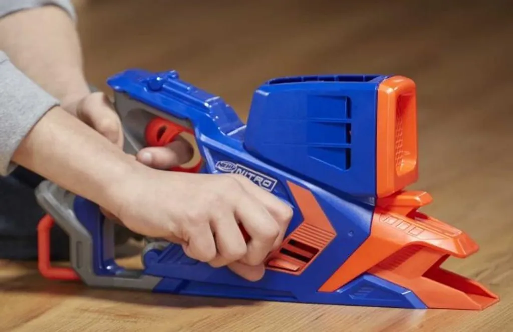 Nerf Nitro FlashFury Chaos double rampe et tirs multiples rapides - 11