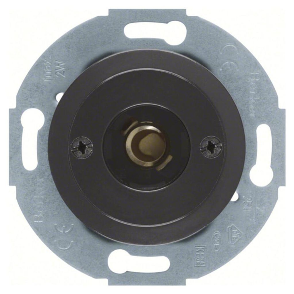 BER S1930 Drucktaster und Licht- 510401 signal E10 schwarz Schliesser