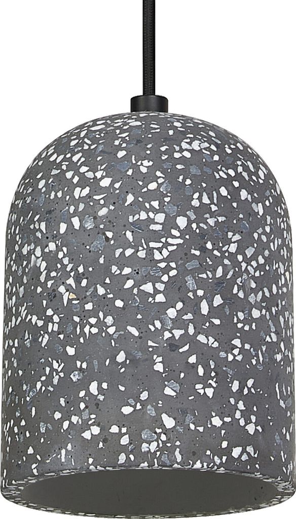 Ledvance Pendellampe Decor Pill Pendant Schwarz Ø15cm max. 40W E27 aus Terrazzo