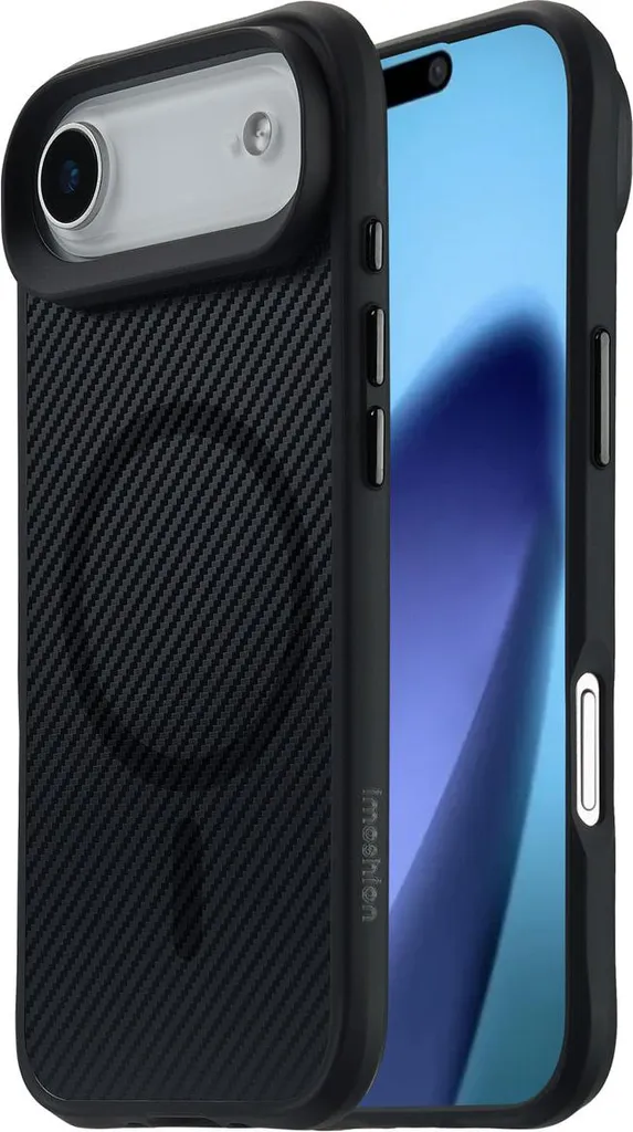 Cover iPhone Air imoshion Carbonio con MagSafe - Robusta e Nera