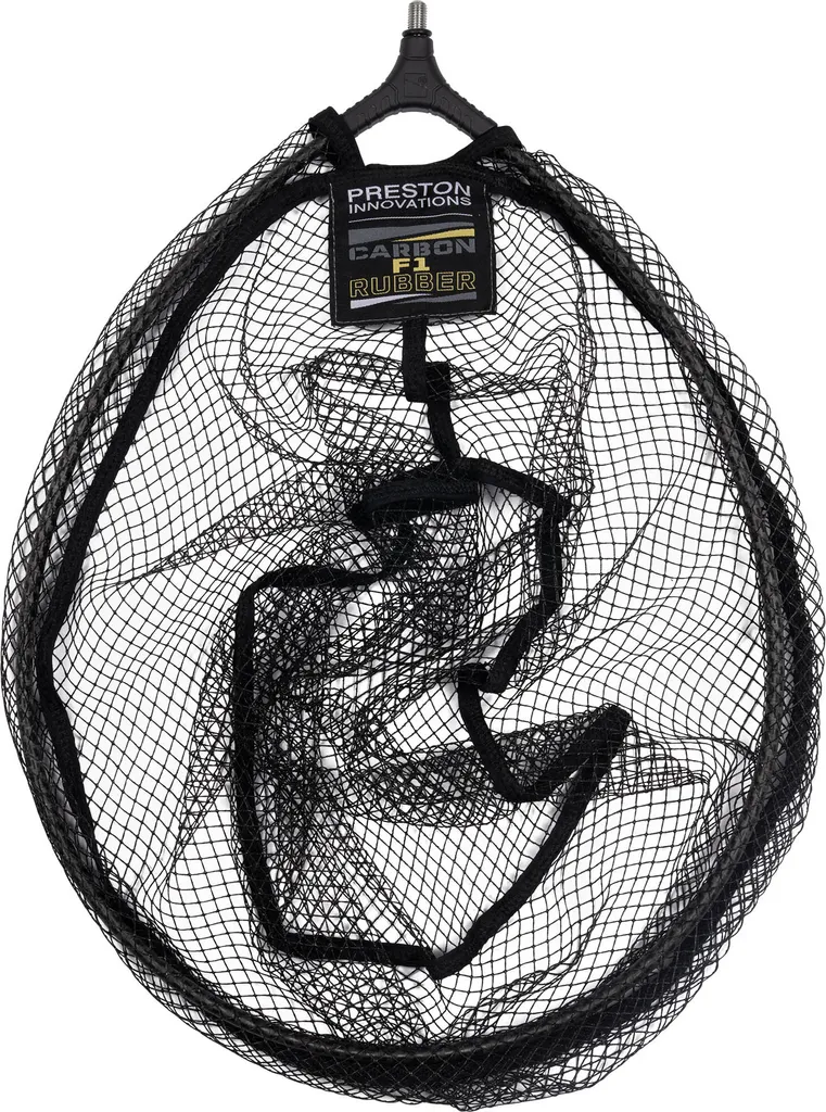 Tête d'épuisette Preston Carbon F1 Latex Basket 16 pouces ultra-légère