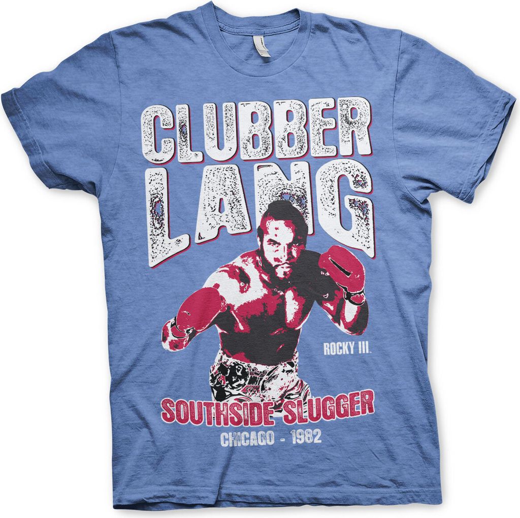 Rocky - Clubber Lang T-Shirt - Medium - Blue-Heather