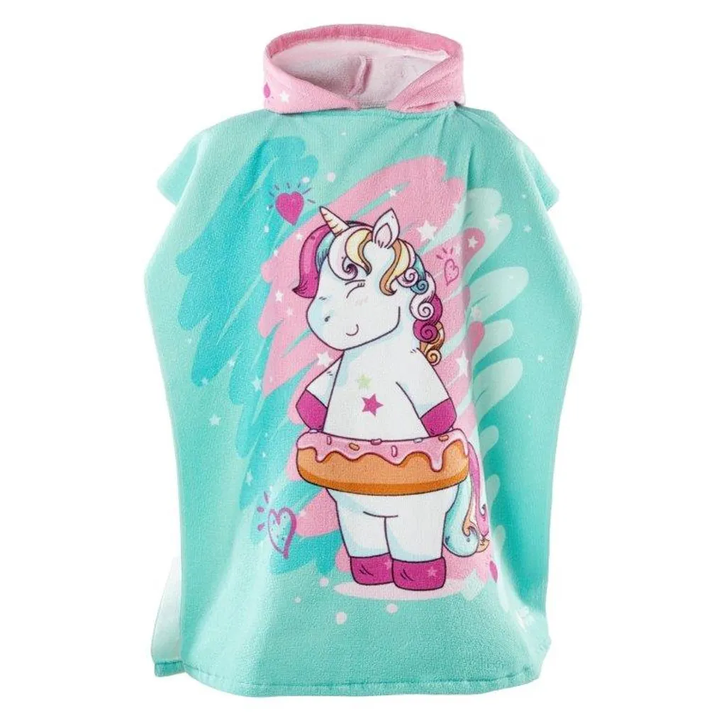 Poncho Aquawave Pony Absorbant et Compact - Taille Unique Multicolore