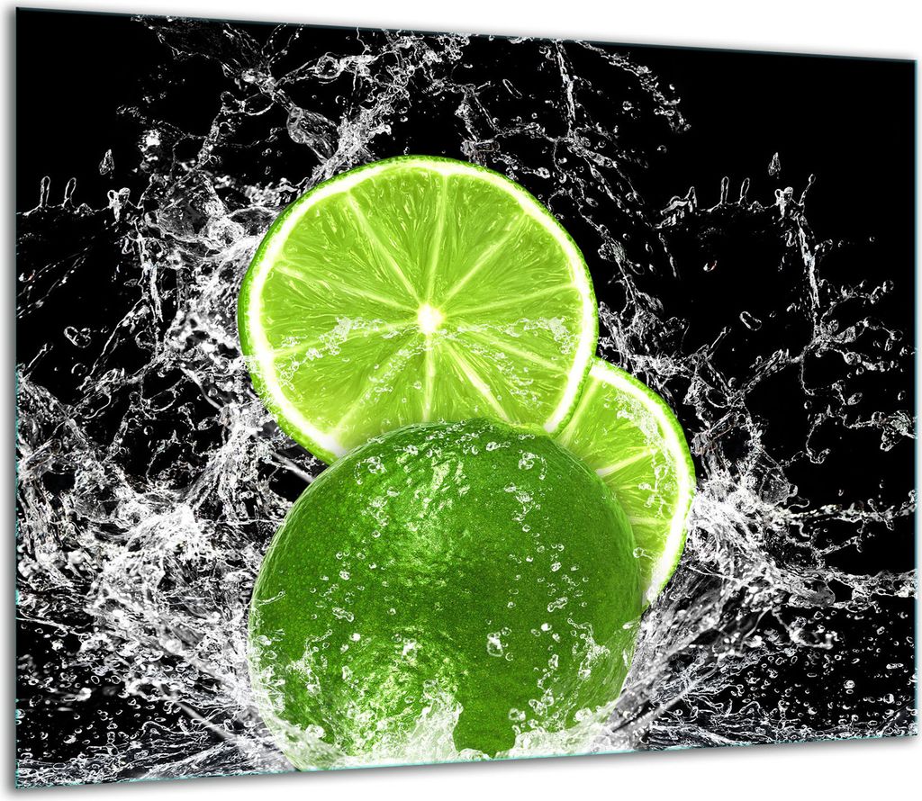 Herdabdeckplatten Glaskeramikkochfeld-Abdeckung Spritzschutz Glas 60x52cm Obst