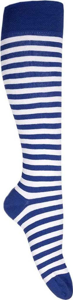 Ringelstrümpfe Ringelsocken Kniestrümpfe blau weiß 23/26 Produktbild 