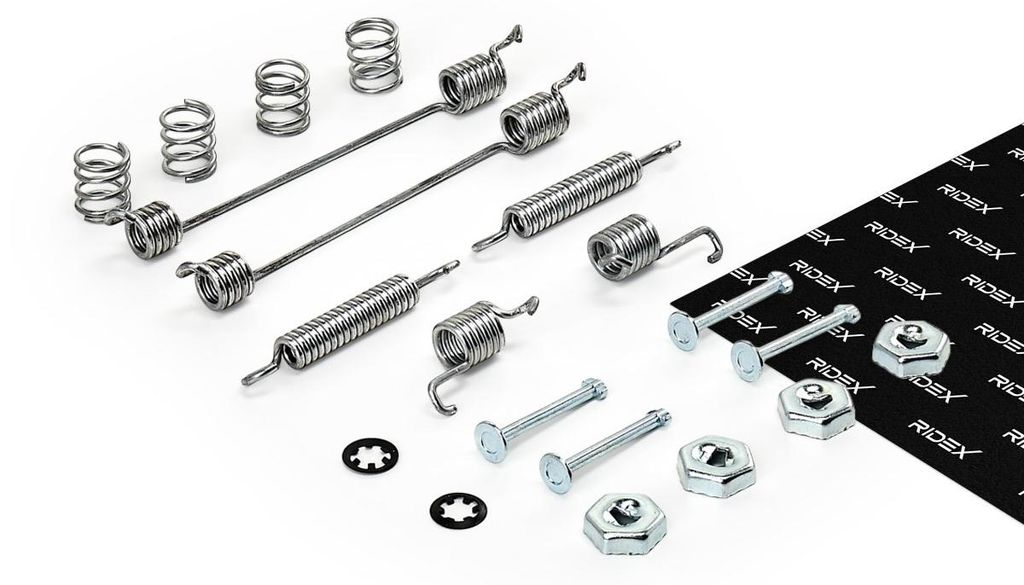 RIDEX Zubehörsatz Bremsbacken 1502A0026 Hinten für RENAULT Produktbild 
