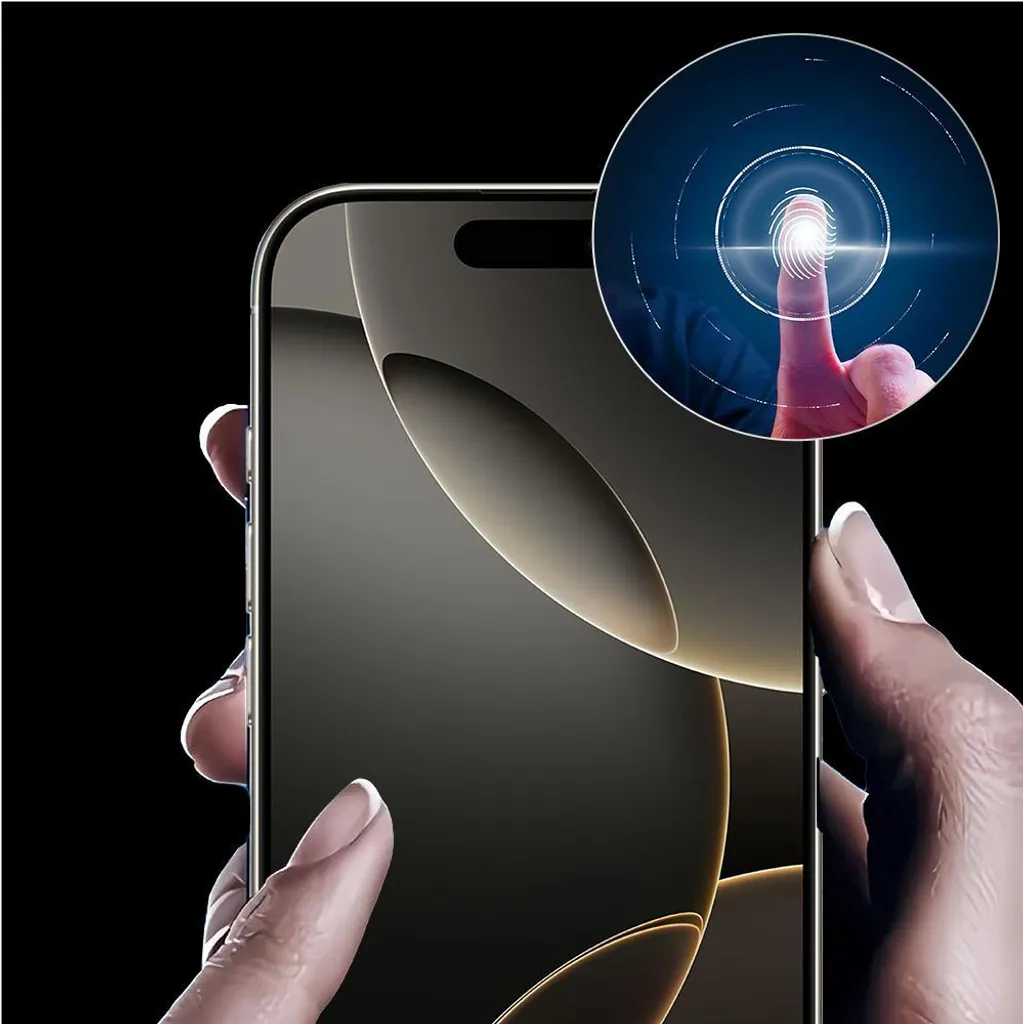 Vetro ibrido flessibile e resistente ai graffi per l'iPhone 15 Pro - 3