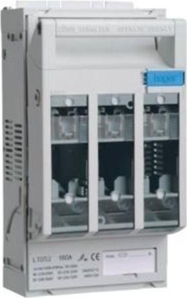 A three-phase fuse switch disconnector.