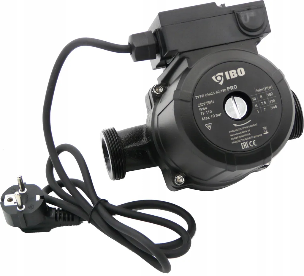 Circulateur pour chauffage central IBO 25-80/180 - Installation facile - 10