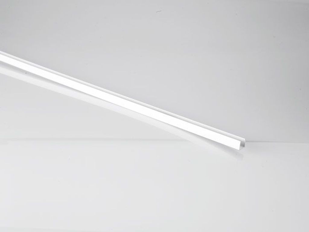Primo U-Leiste 90 cm 11 x 10 mm weiß