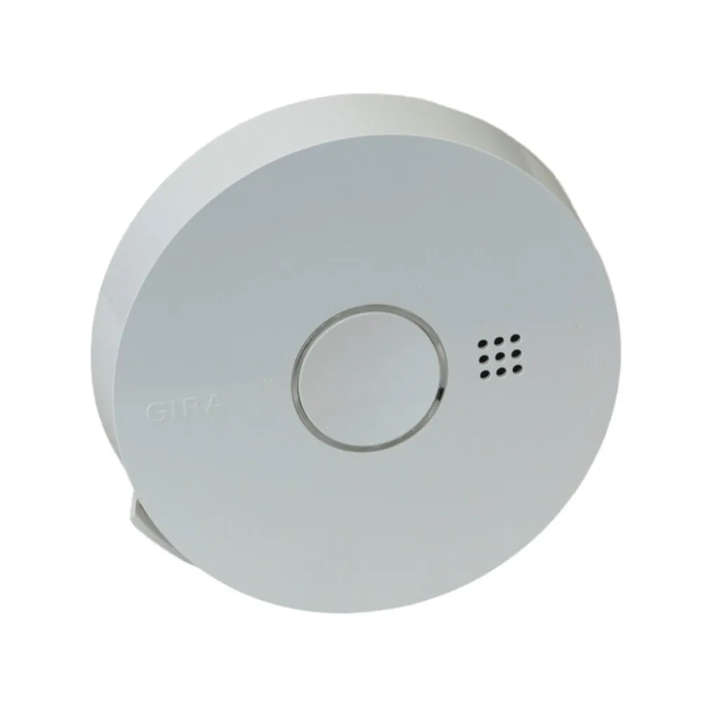 GIRA 114502 Basic Q Détecteur de Fumée Blanc Haute Performance GIRA