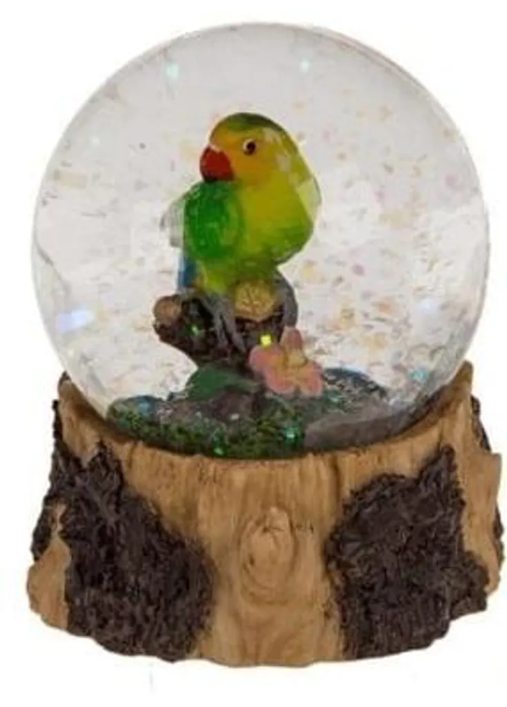 Out of the Blue Glitter Boule Perroquet Déco Pailletée Multicolore 15cm