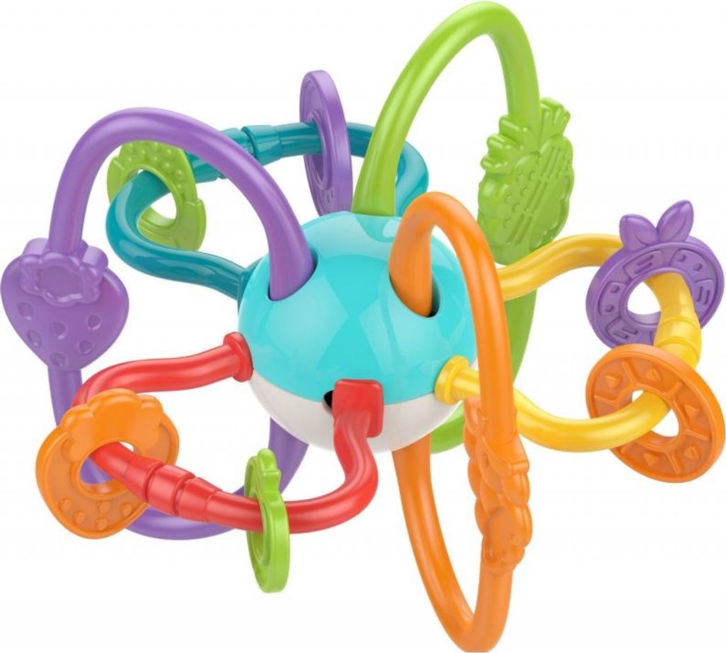 Woopie Baby Sensorisches Spielzeug Rassel und Beißring Produktbild 