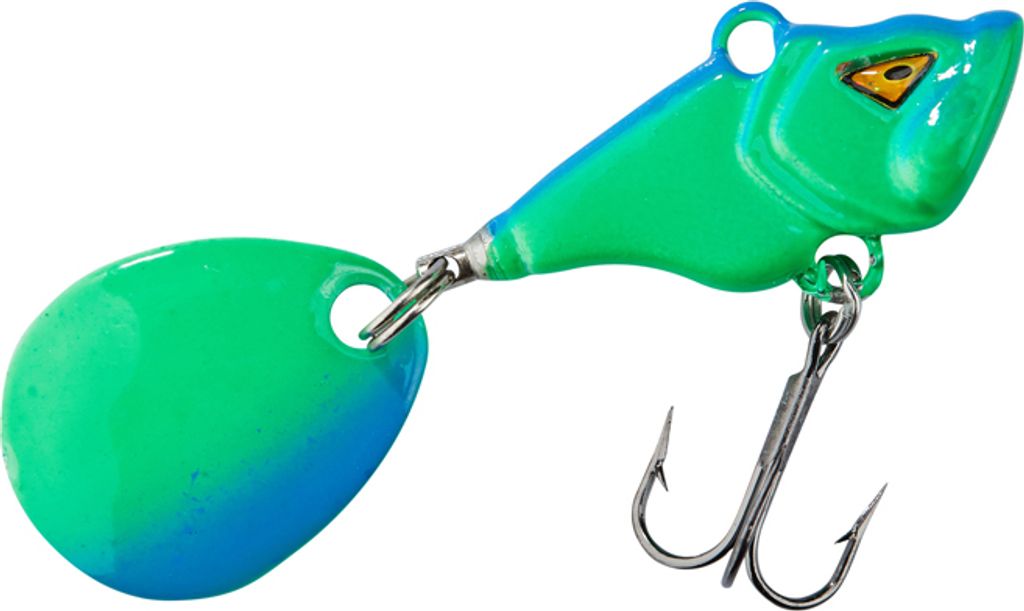 Balzer Shirasu Colonel Spin Buddy Evil Eye - Jig Spinner, Größe / Gewicht / Farbe:2.5cm / 8g / Blue Melon