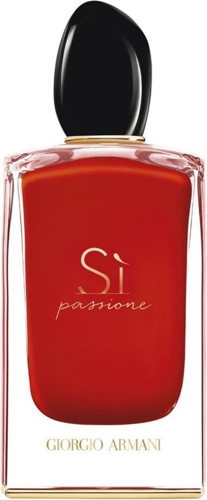 A product shot of a Giorgio Armani Si Passione Eau de Parfum bottle.