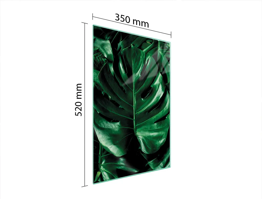 Tagliere in vetro 35x52 MONSTERA