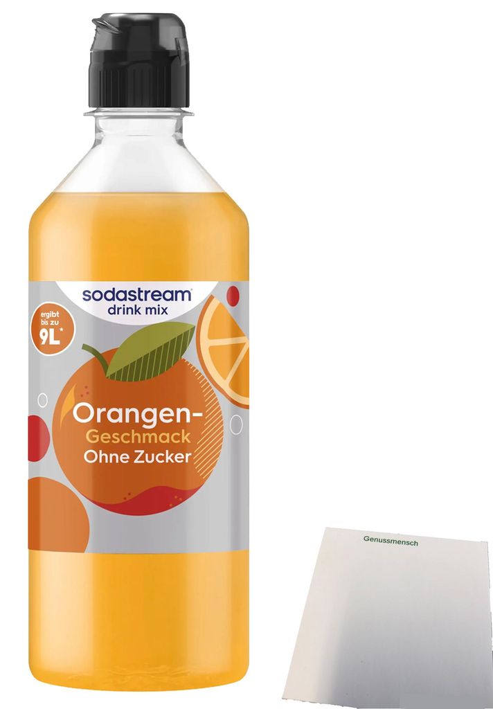 Sodastream Orange ohne Zucker Sirup (440ml Flasche) + usy Produktbild 