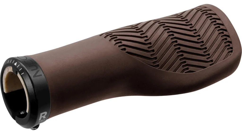 Poignées Herrmans Nucore Tour Wave marron 130mm Ø 22mm antivibration