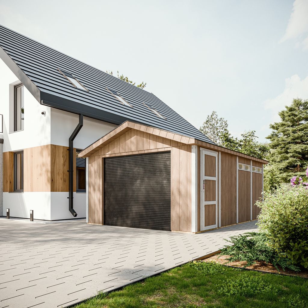 Garage di  17 m²- L378xL530 cm- Garage per auto, moto, Immagine del prodotto 