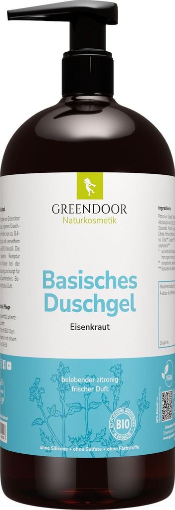 GREENDOOR Basisches Duschgel XL Eisenkraut