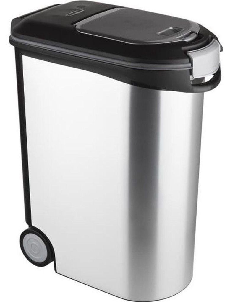 PET 214477 Kontejner na krmivo 20kg, stříbrný Obrázek produktu 