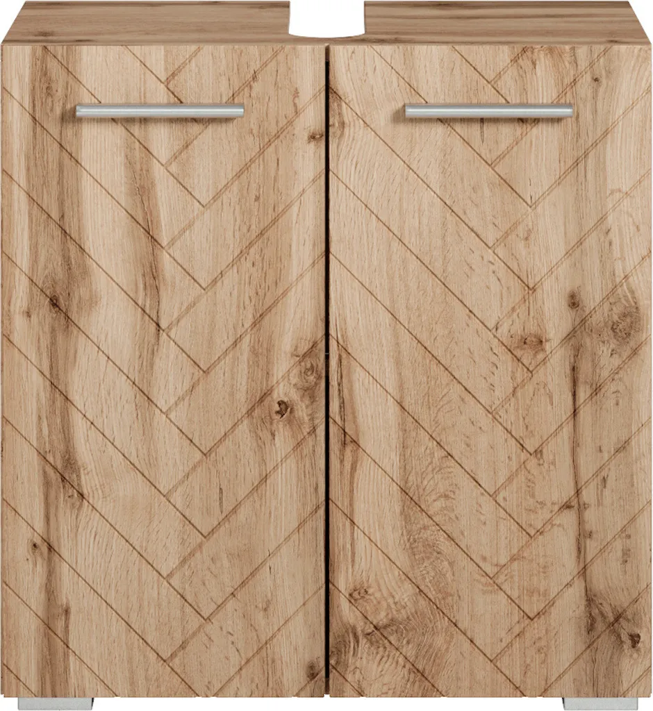 Meuble sous Lavabo Jupiter 60 cm - Solution de Rangement sans Percer - 3