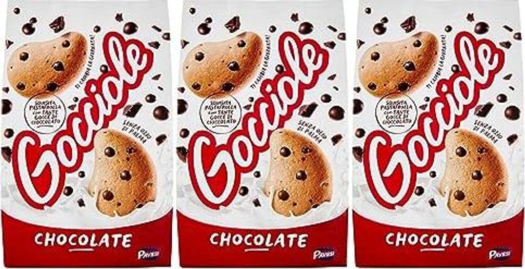 PAVESI Gocciole Chocolate - Kekse mit Schokoladenstückchen Produktbild 