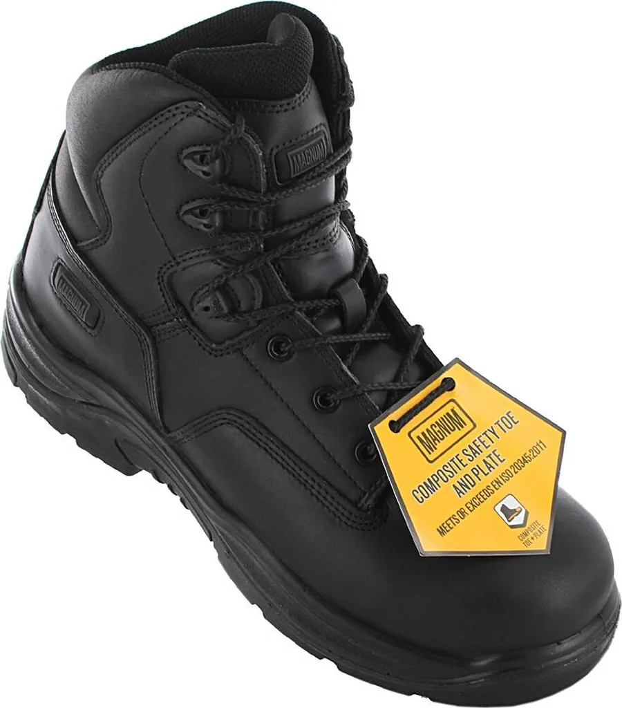 Bottes de sécurité légères coque composite Magnum Sitemaster S3 Noir 45