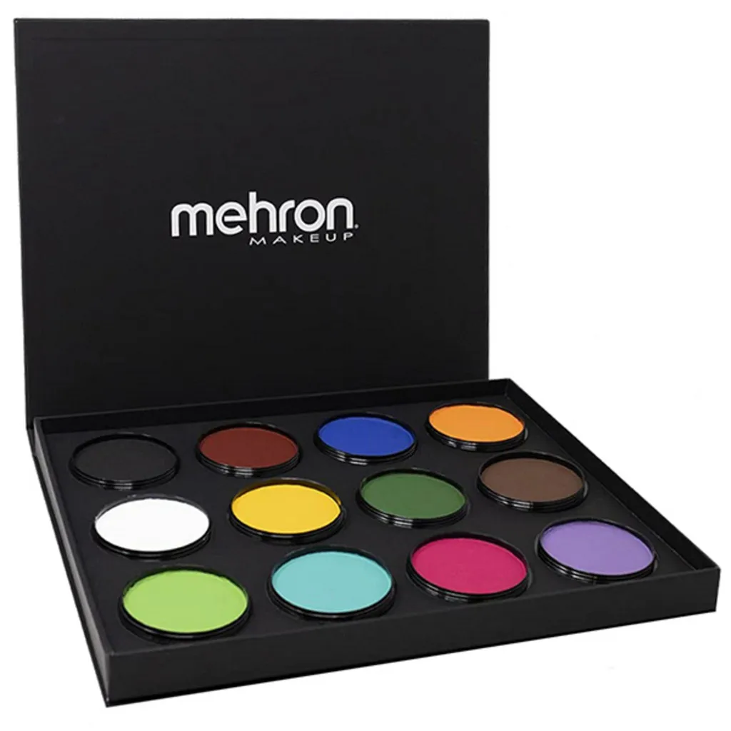 Palette Maquillage Intense Aq Pro B avec 12 Teintes Haute Pigmentation
