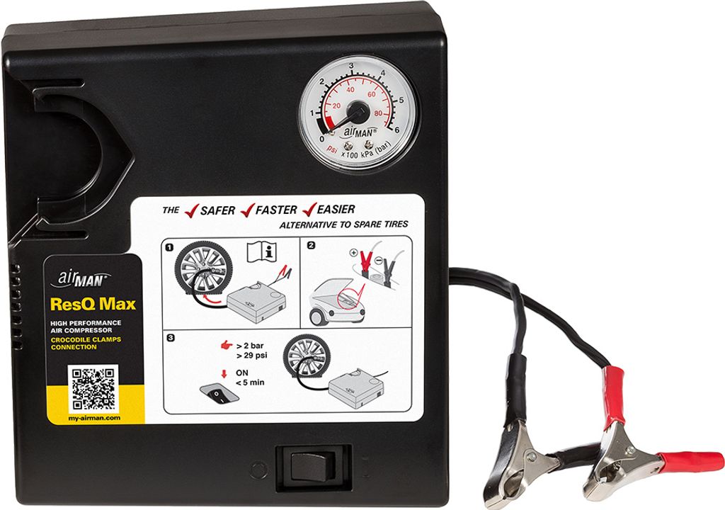 Kunzer ResQ Max Inflator , Reifenkompressor 12V 20A 58-097-001