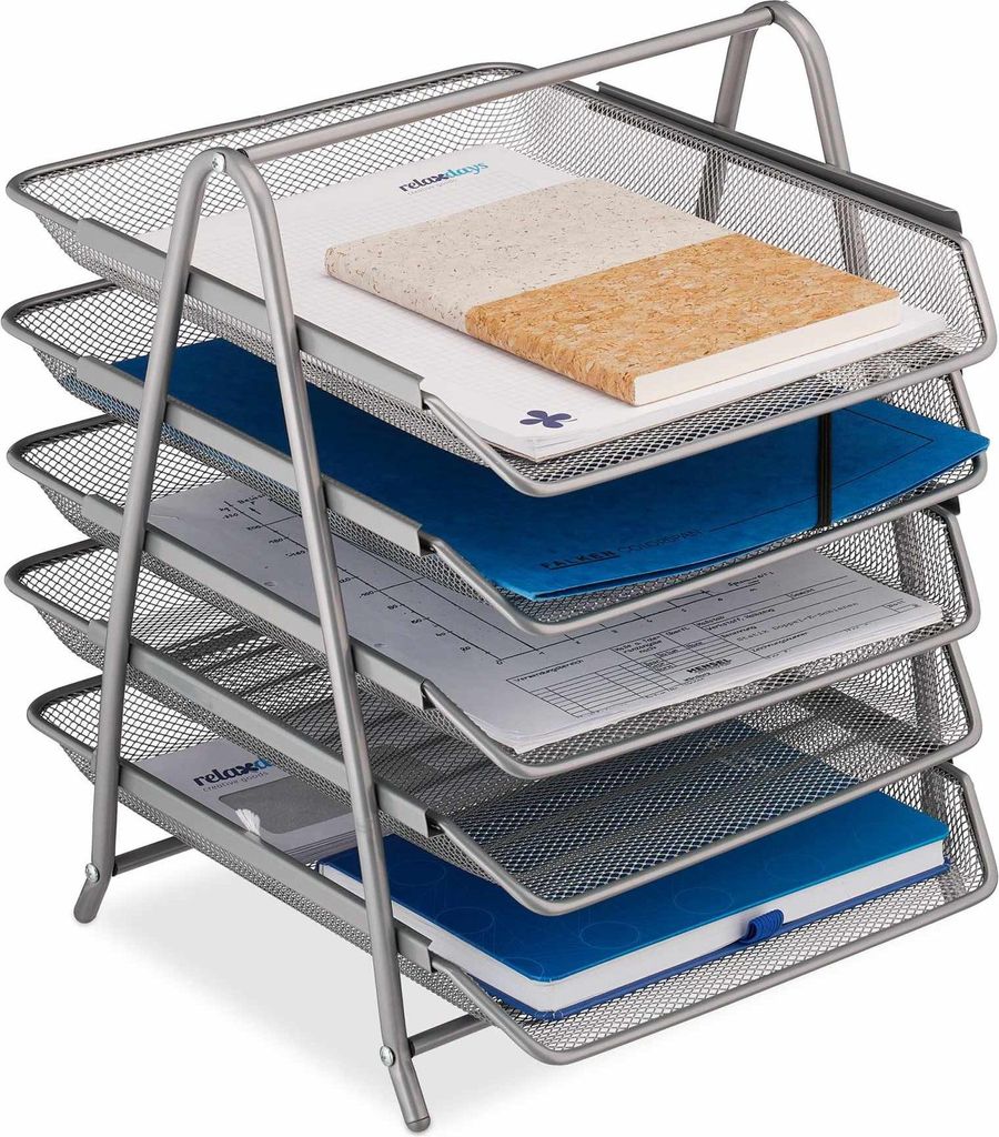 Dokumentenfach aus Metall mit 5 Fächern