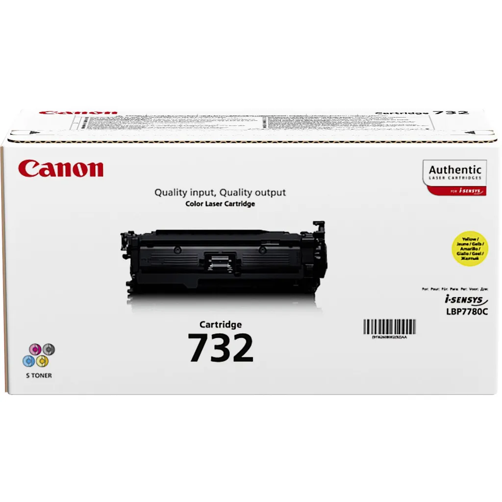 Canon 732 Y - Cartuccia Toner Giallo Originale - i-SENSYS LBP7780Cx