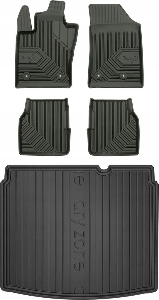 Set Tappetini 3D Jeep Compass 2 dal 2016 in TPE Inodore No.77
