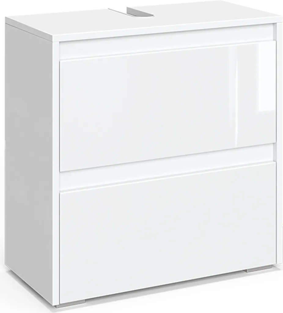 Cachez vos tuyaux avec ce meuble sous vasque Vicco Majest Blanc 60cm