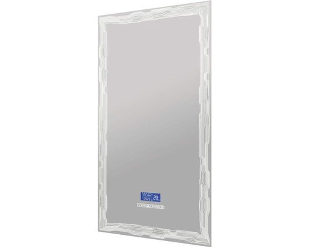 LED Badspiegel Multimedia mit Touch Bluetooth Antifog und FM Radio inkl. Spiegelheizung und Lautsprecher 50x90 cm