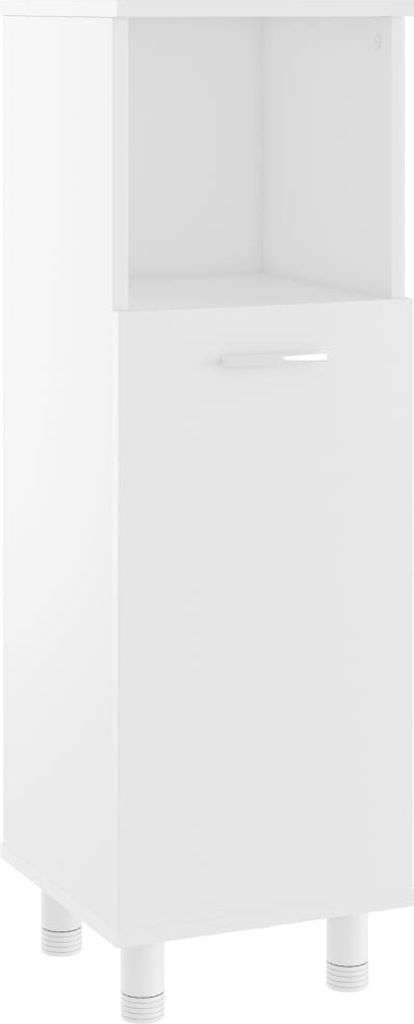 Armoire de salle de bain Blanc 30x30x95 cm Bois composite Image du produit 