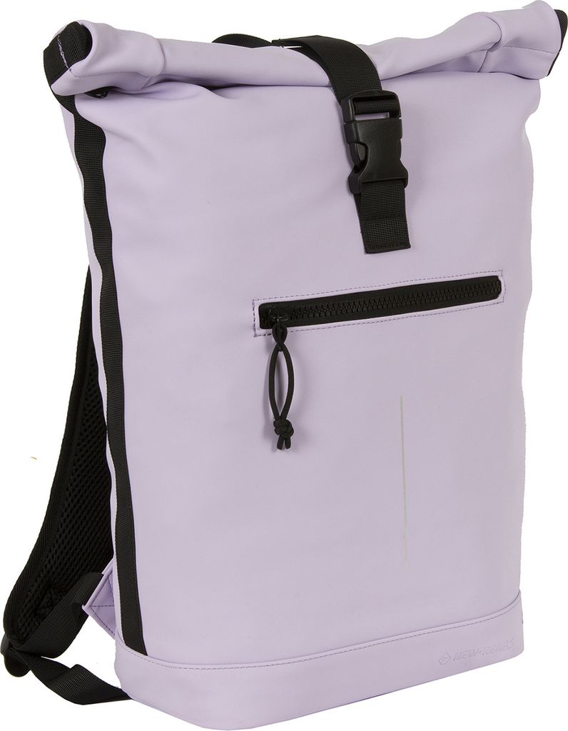 Mart New York Lila 21L Rucksack Rolltop Wasserabweisend Laptop 15.6"