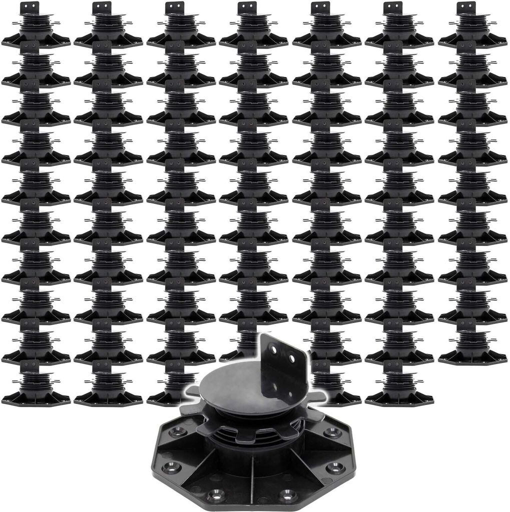 XPOtool Set 70x Stelzlager für Terrassen, 2700kg, 33-64mm, Produktbild 
