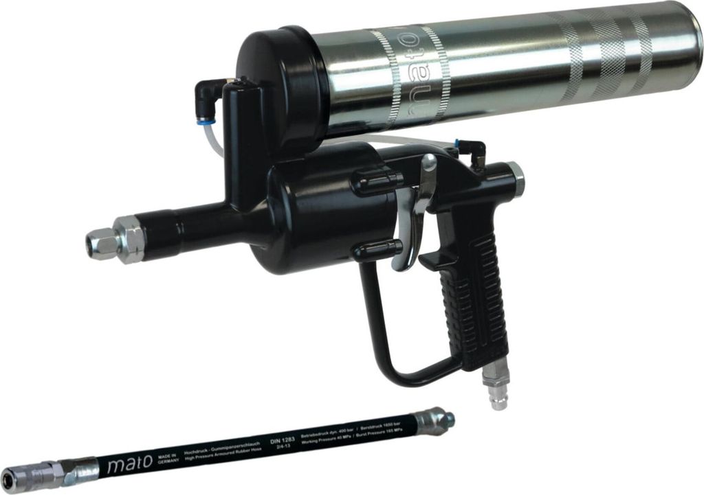 MATO Lube-Shuttle Druckluft-Fettpresse, 400 g