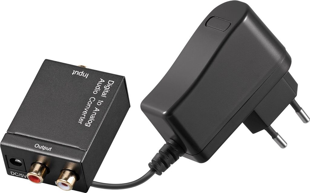 Goobay 31963 goobay Wandl. Digital->Analog-koax/tosli