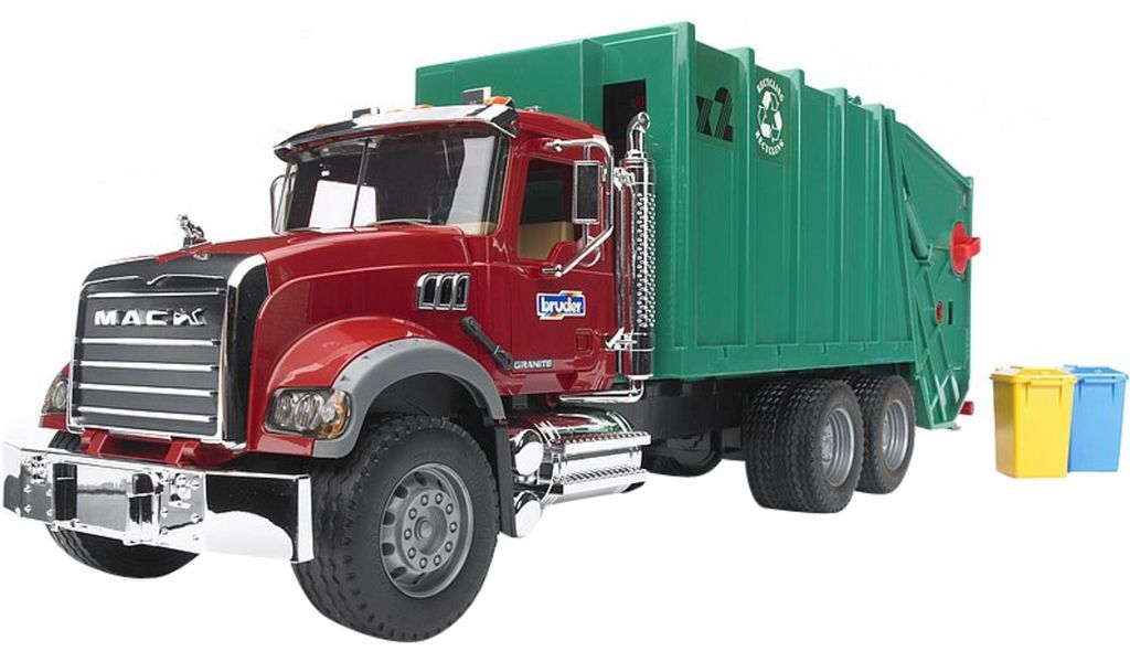 BRUDER MACK Granite Müll-LKW 02812 - BRUDER 02812 - Immagine del prodotto 